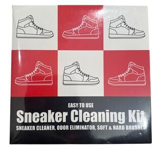 Sneaker Cleaning Kit - Easy To Use - Order Eliminator - Soft & Hard Brushes